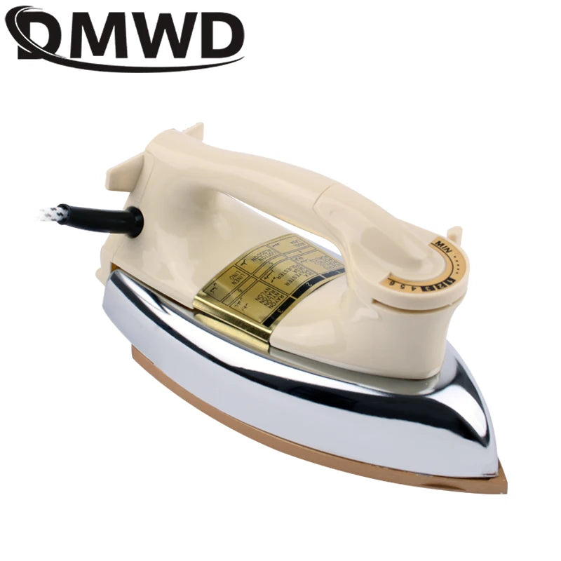 Tidesmit 1000W mini handheld dry iron showing compact base plate design for precise DIY ironing and wrinkle removal