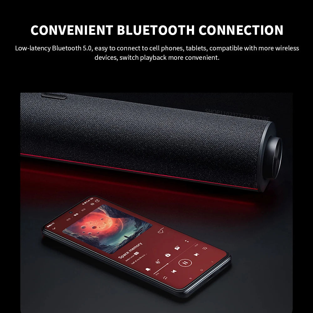 Redmi Computer Speaker Four-Unit Two-Channel Stereo RGB Ambient Light Bluetooth 5.0 Built-in Microphone Knob Control -CN Version