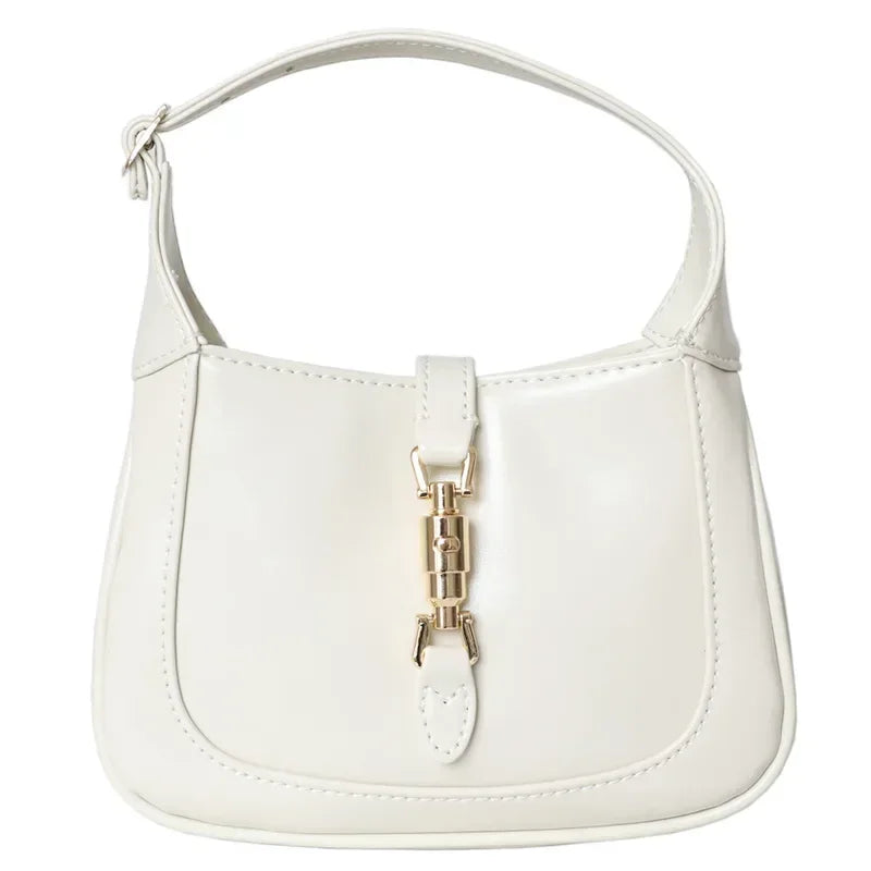 New High-quality Cowhide Women's Underarm Bag Handbag Zipper Opening Women's Bag Business and Casual Style