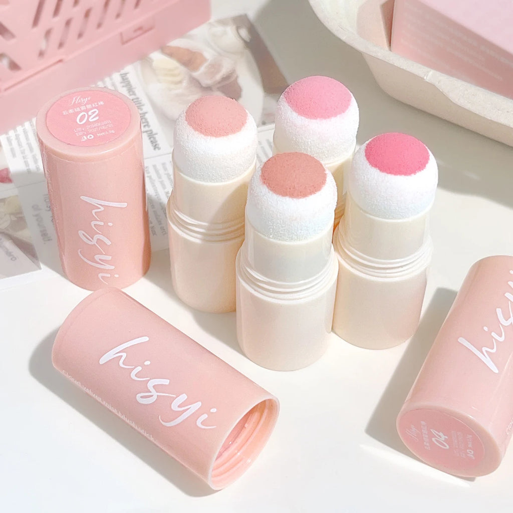 Tidesmit Cloud Soft Matte Blush Stick for natural brightening face makeup and a flawless vibrant skin finish