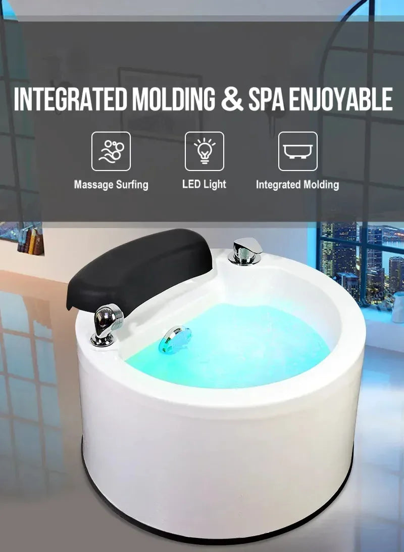 Electric Pedicure Spa Bowl | Surf Massage Foot Bath - 220V/110V Massage Chairs Tidesmit