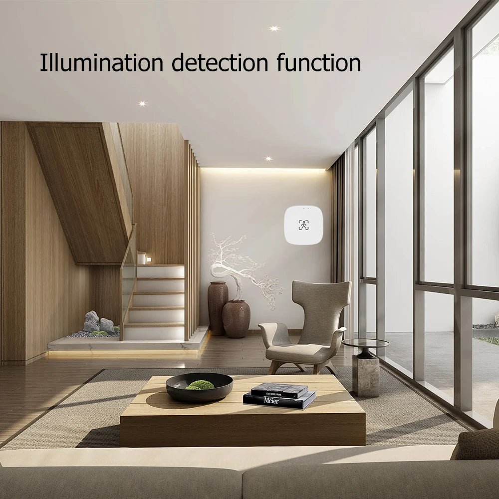 MmWave Human Presence Sensor with Luminance Detection for Smart Homes Tidesmit