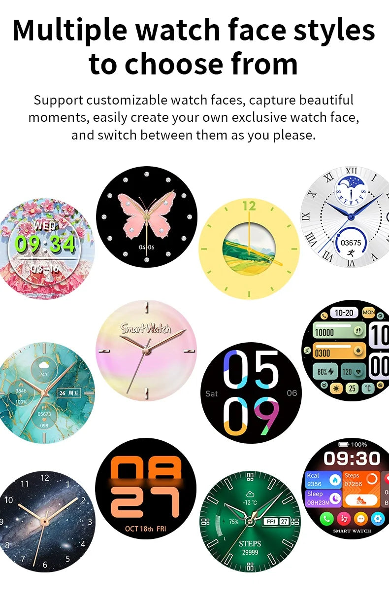 LIGE Sports Smart Watch for Women Wireless Call Heart Rate Sleep Monitor Multiple Sports Modes for Running Yoga Fitness Ladie