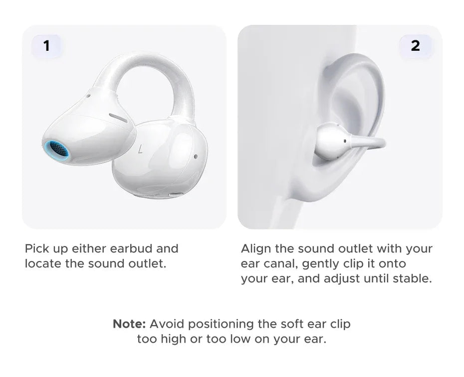 Tidesmit Open Ear Wireless Headphones with ANC - 35 Hour Battery Life Tidesmit