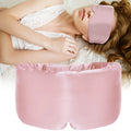 100% Mulberry Silk Sleep Mask Soft Padded Eyemask Eyeshade Blocking Light for Travel & Nap Comfortable Sleeping Eyepatch