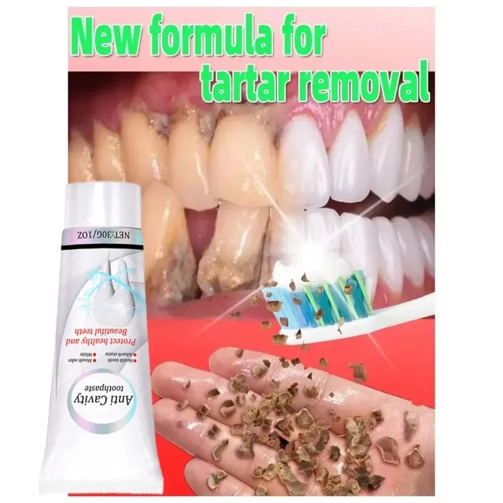Tidesmit teeth whitening toothpaste for cavity prevention, plaque removal, and fresh breath.