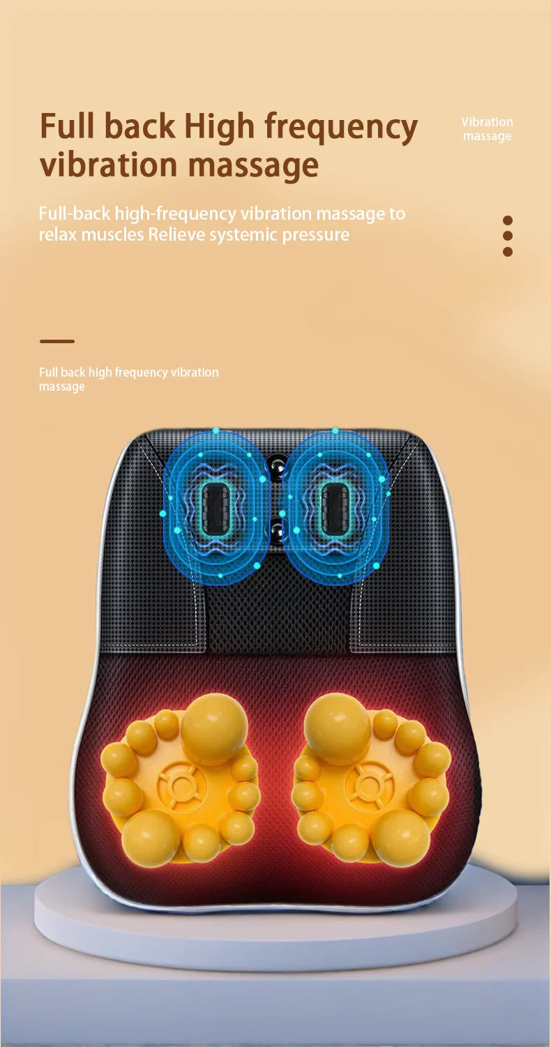Electric Neck Massager with Heat Therapy & Deep Tissue Shiatsu - Tidesmit Massage Chairs Tidesmit