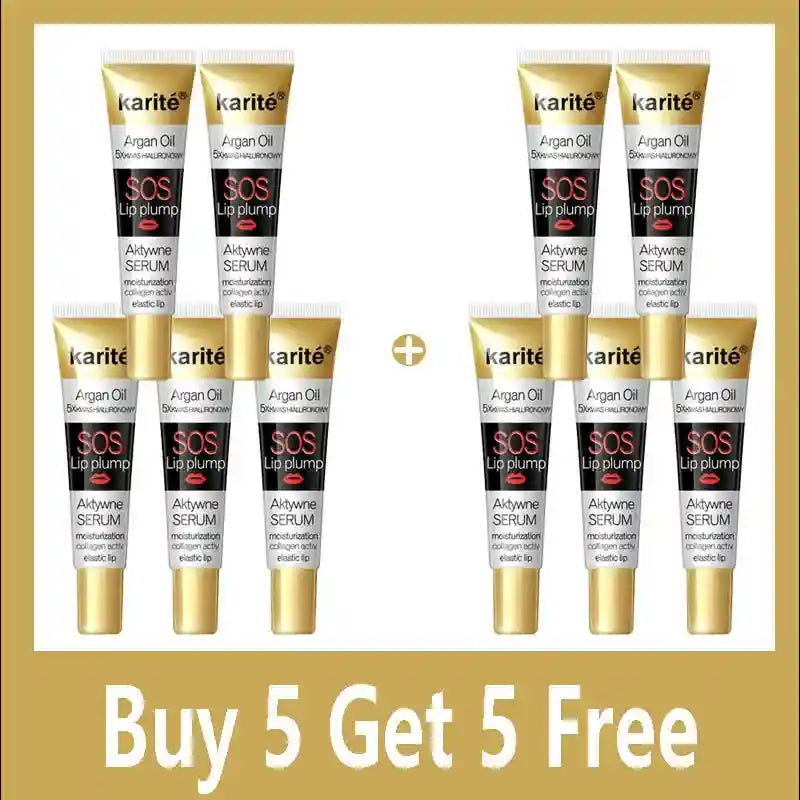 Argan Oil Lip Plumping Essence – Nourishing Hydrating Balm for Soft Lips Lip Care Buy 5 Get 5 Free Tidesmit