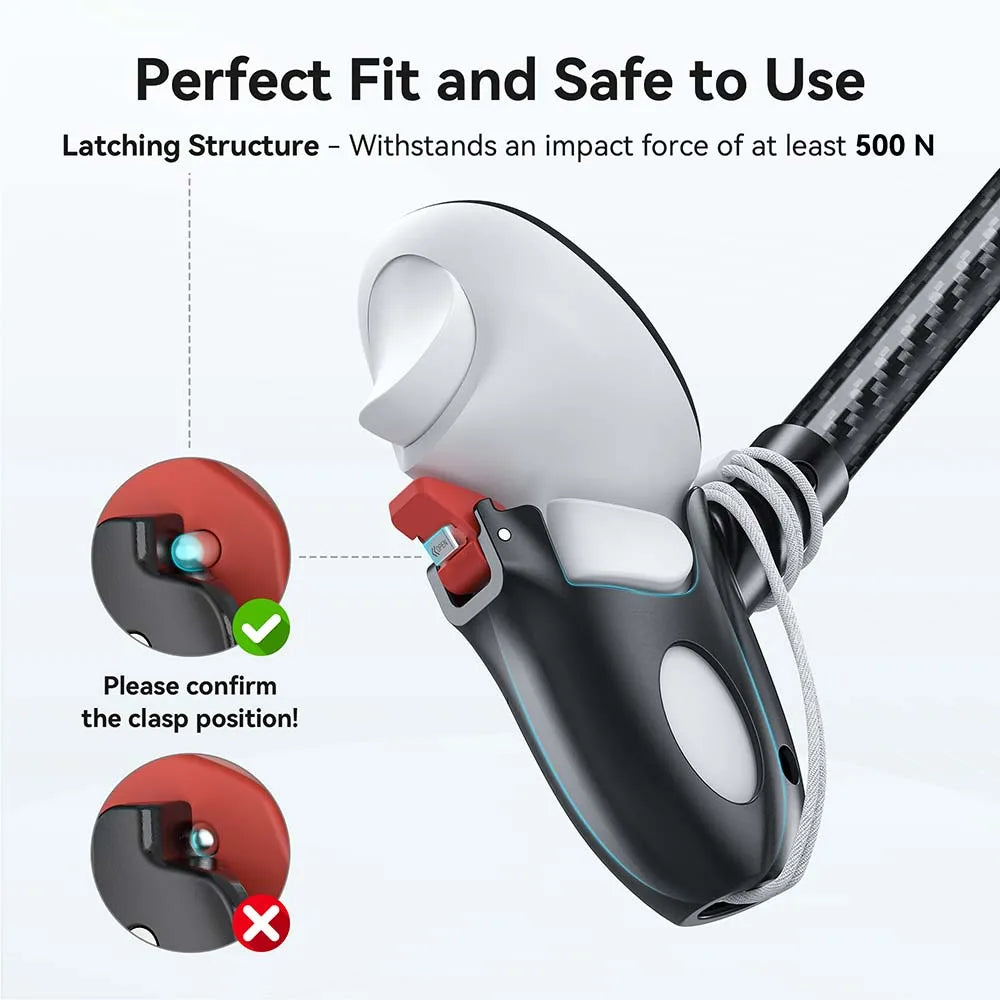 Meta Quest 3 Golf Club Attachment for Immersive VR Swing Training Tidesmit