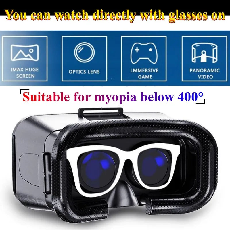 4K VR Headset for Smartphones: Immersive 3D Mobile Glasses Tidesmit