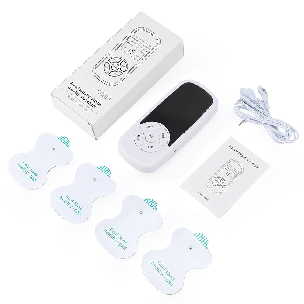 Electric Muscle Stimulator for Pain Relief - 6 Mode Wellness Device Relaxation Treatment Tidesmit