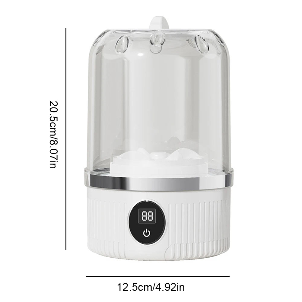 Tidesmit cordless mini washing machine featuring automatic laundry cup design, perfect for portable baby clothes care