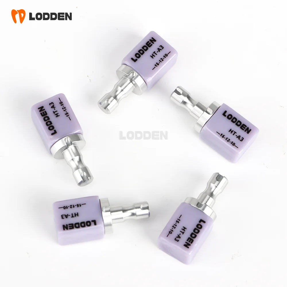 Lodden A16 Lithium Disilicate with Hole Glass Ceramic Block CAD CAM Dental Lab Material For Veneer Restoration
