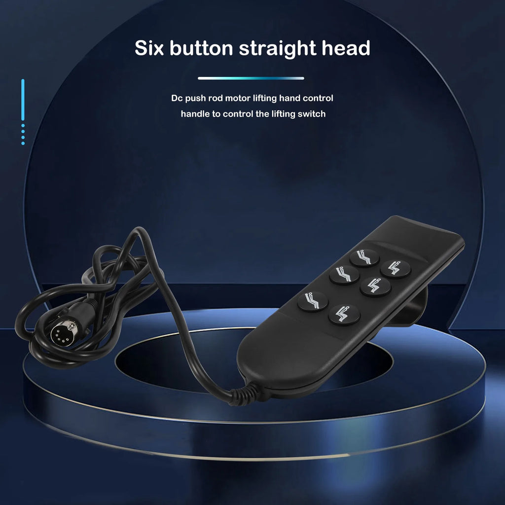 6-Button Power Recliner Hand Controller for Tidesmit Massage Chairs Massage Chairs Tidesmit