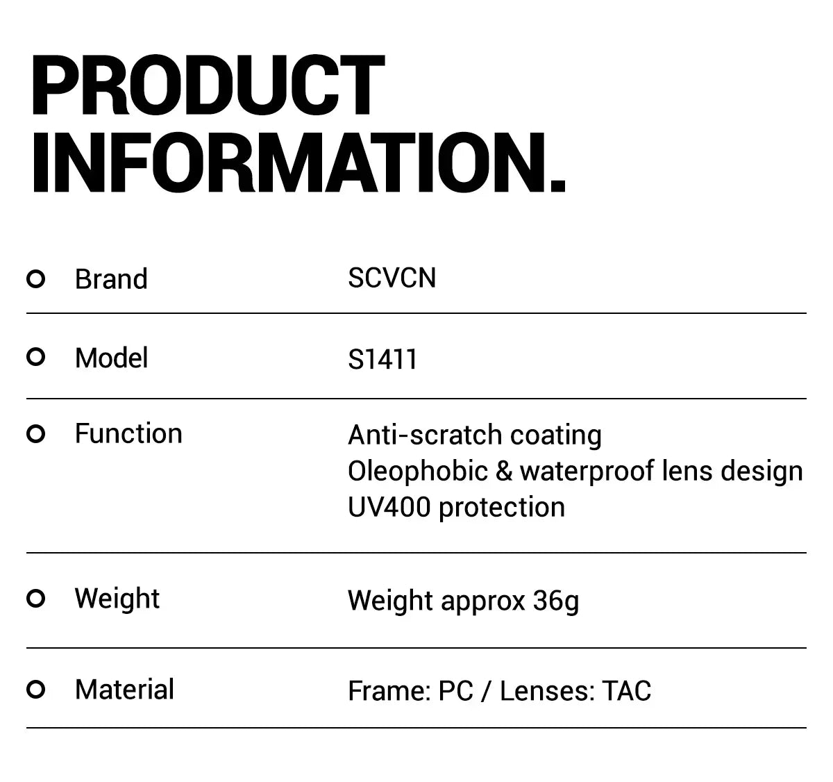 SCVCN Hot Outdoor Sport Cycling Sunglasses MTB Bike Cycling Hiking Eyewear Running Men Women Pickleball UV400 Windproof Goggle