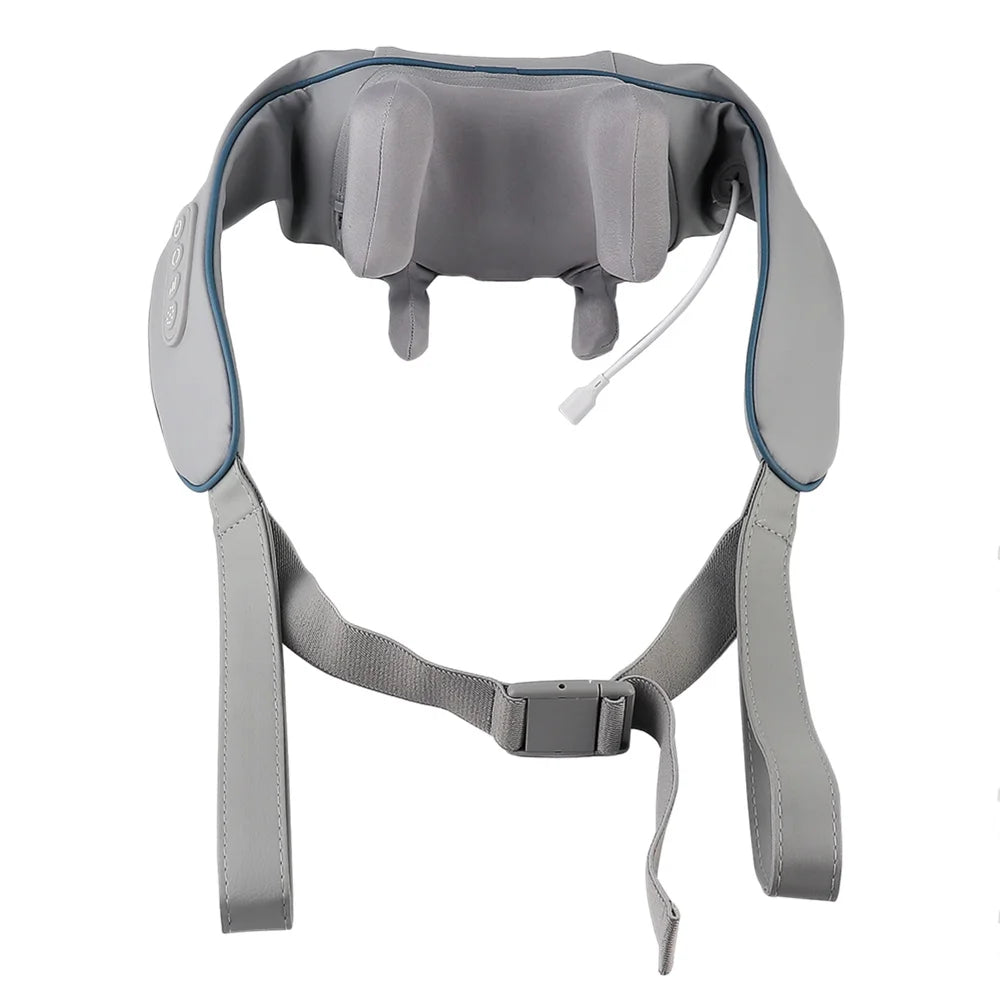 Electric Neck and Shoulder Massager - Cordless Deep Tissue Heat Therapy Body Shaping Massage Equipment Tidesmit