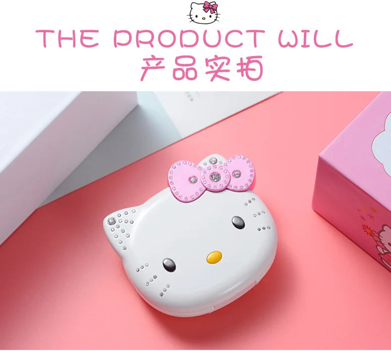2024 Sanrio Hello Kitty Flip Phone Kawaii K688 Cartoon Taiml Cute Mini Phone Birthday Fashion Gift Toys Christmas For Anime Fans