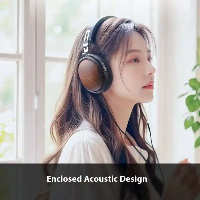 FiiO FT1 Closed-Back Headphones | Nanowood Fiber Over-Ear Audio Tidesmit