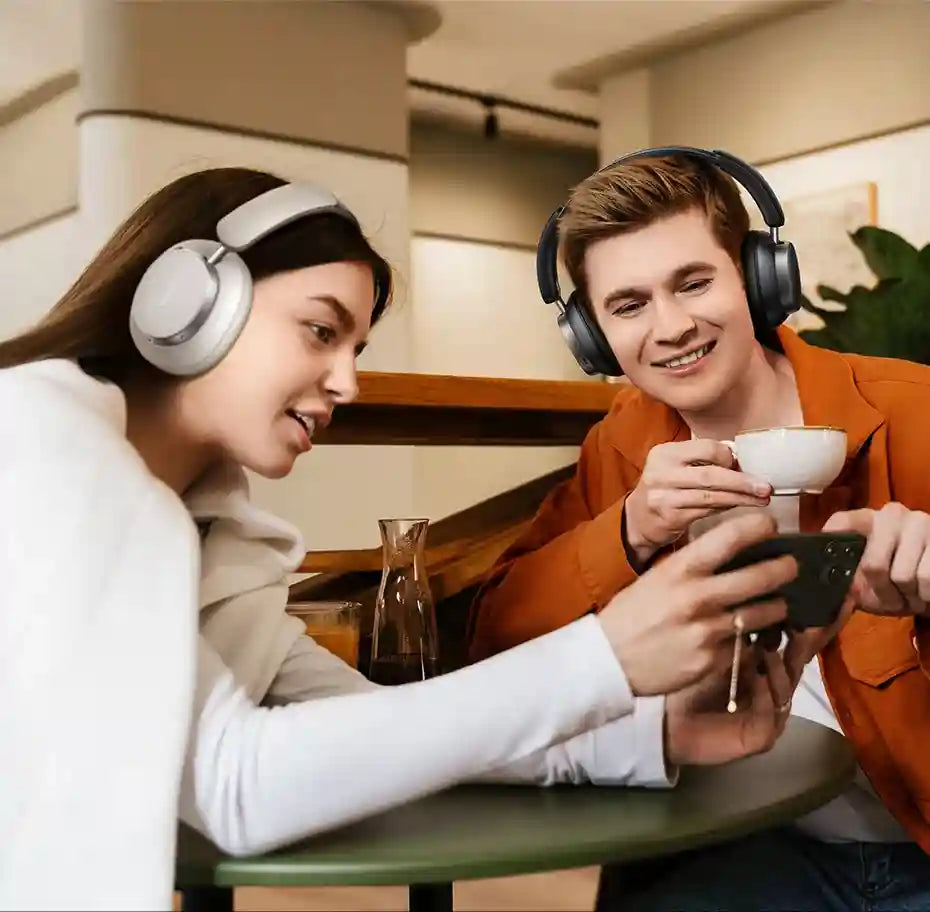 Wireless Noise Canceling Headphones | 120H Battery | Studio Pro Tidesmit