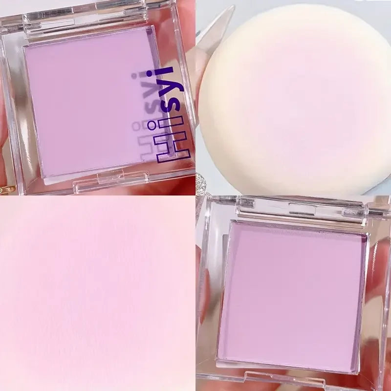 Tidesmit monochrome blush palette texture close-up showing long-lasting matte rouge pigment for autumn face makeup