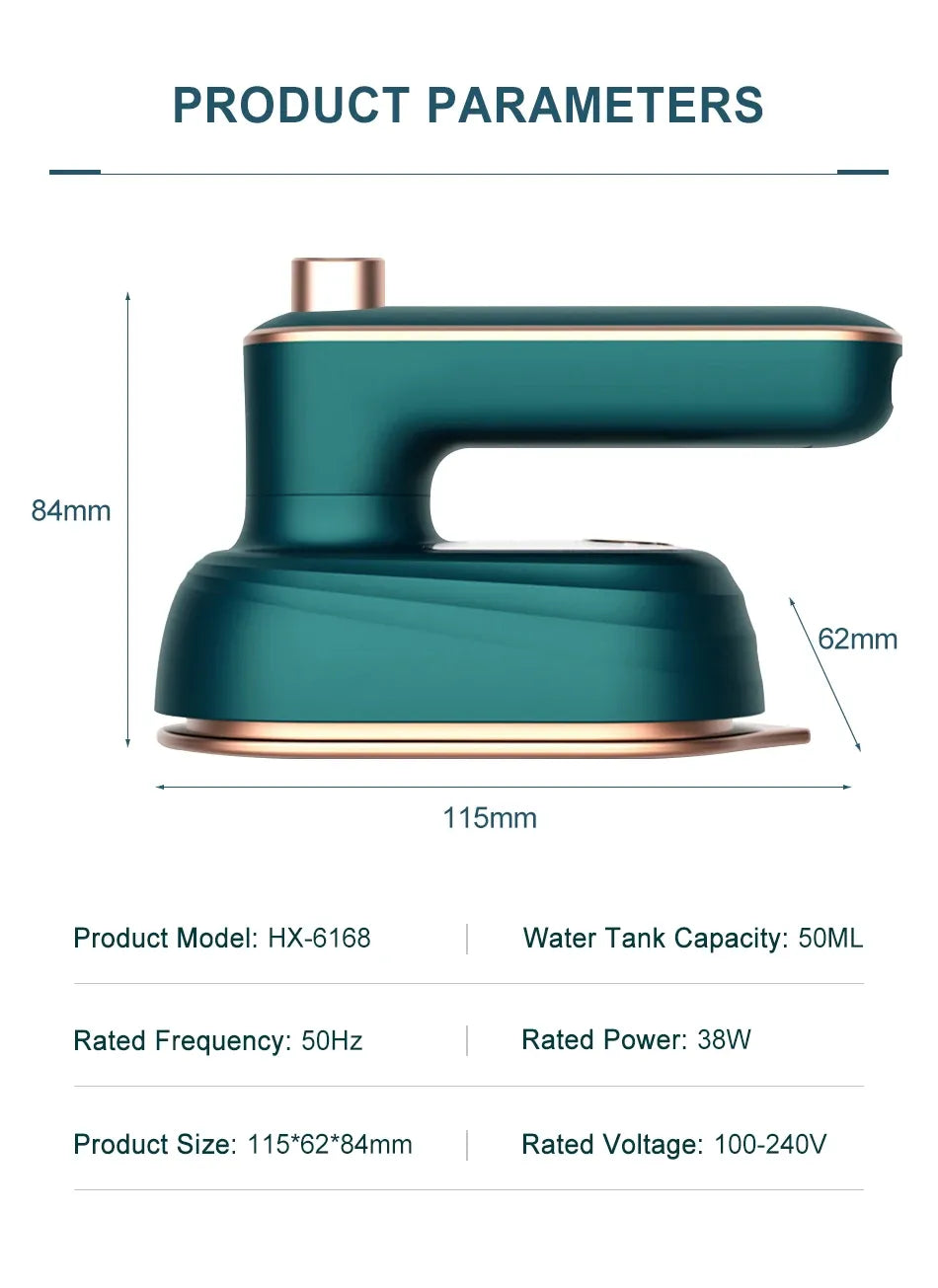 ZAIXIAO Mini Folding Garment Steamer 110V-240V