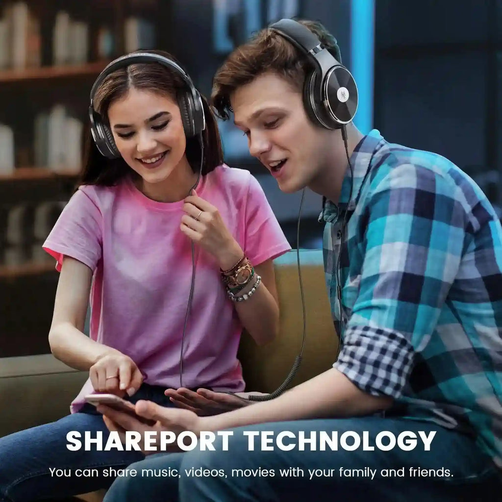 Wired Over-Ear Studio Monitor Headphones for Professional Audio Monitoring Tidesmit