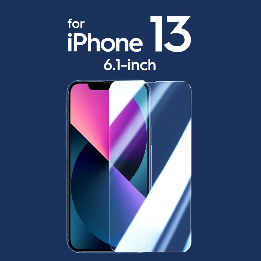 iPhone Screen Protector - 9H Hardness Tempered Glass for iPhone Series for iPhone 13 China Mainland 2PCS HD Tidesmit