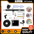 Podofo Dual Action Airbrush Kit Pneumatic Spray Gun for Nail Art Tattoo Painting Car Paint Spraying Tool