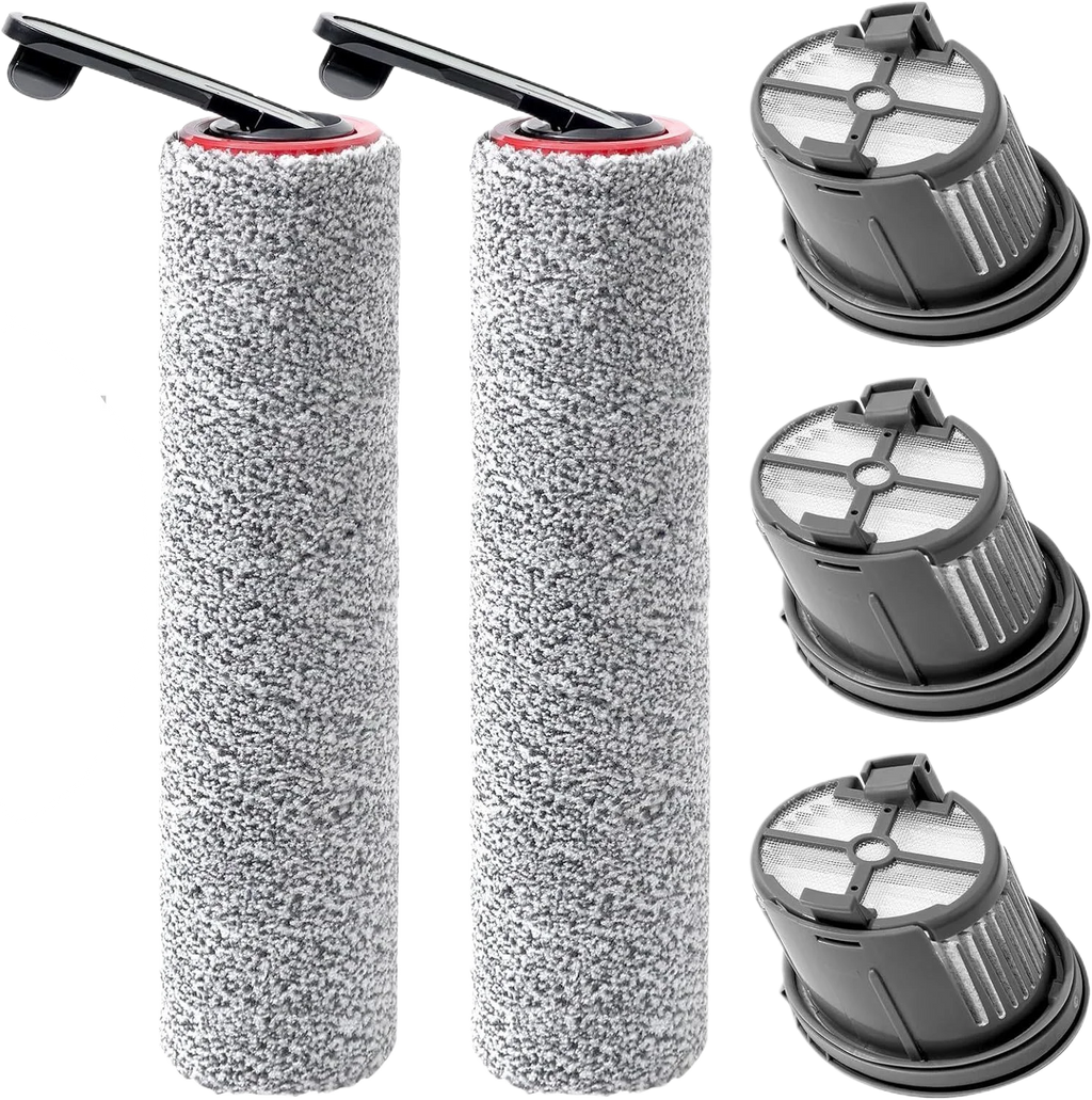 Tidesmit replacement HEPA filter and brush roller set for Dreame H14, H20, and H30 series vacuum cleaners, 7th view