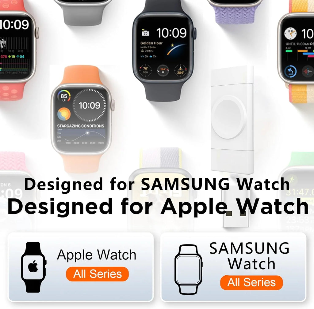 Wireless Charger for Apple and Samsung - Fast Qi Certified Charging Pad Tidesmit