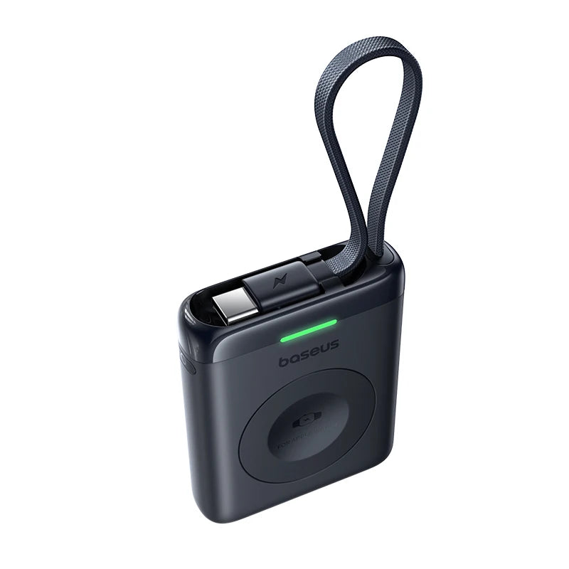 Baseus 5W Magnetic Wireless Charger For Apple Watch USB-C Built-in Cable For Apple Watch S1-S10 SE SE2 Ultra2