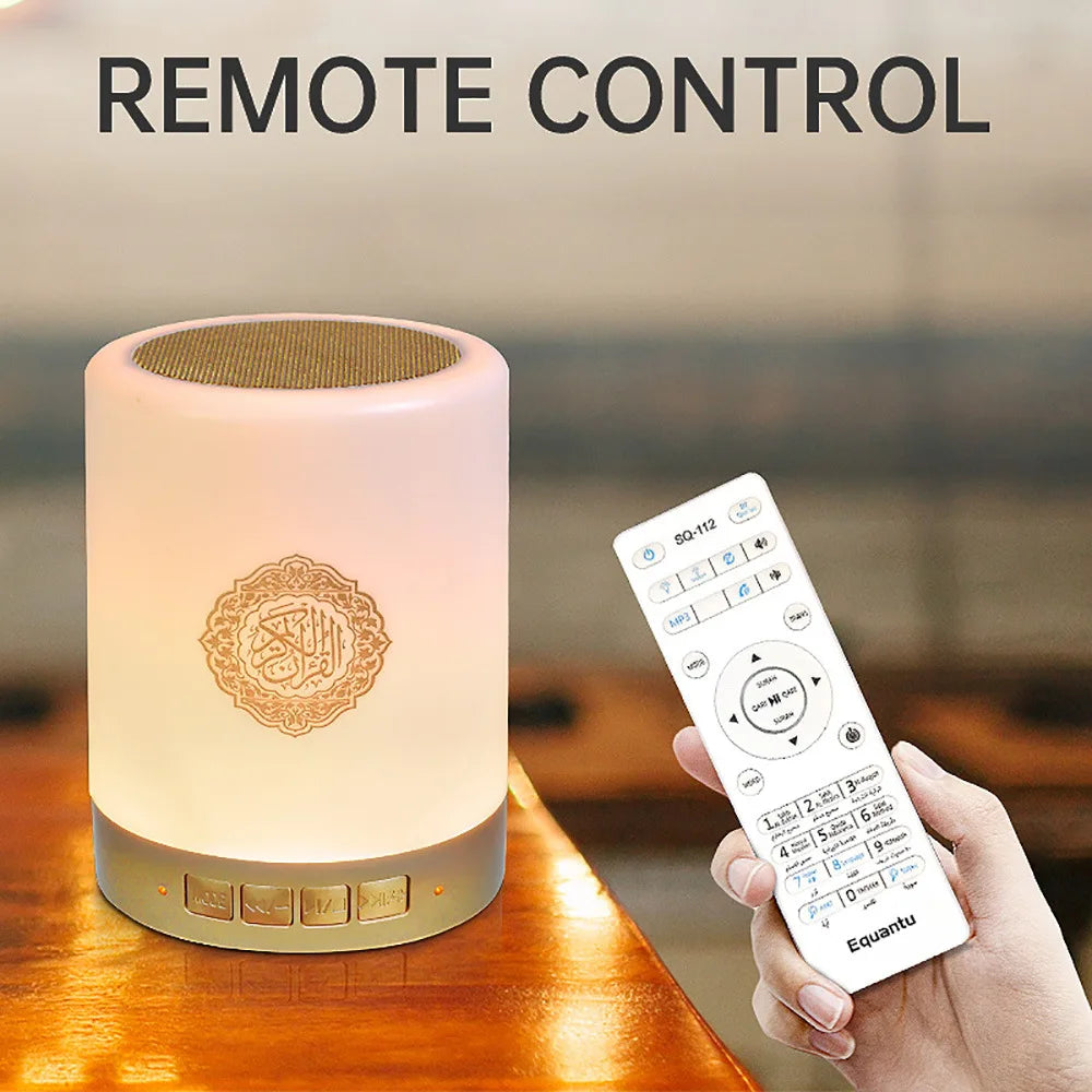 Azan Clock Quran Muslim Islamic Arab Koran Ramadan Bluetooth Speaker Wireless Portable Bright Lamp Holy Night Light Islam Arabic