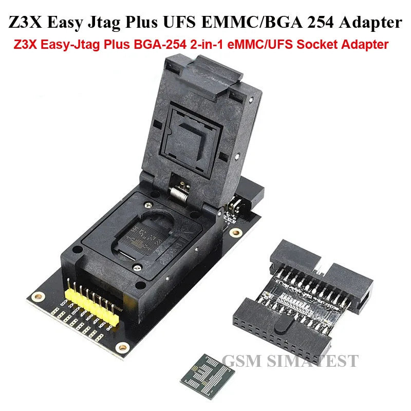 2026 ORIGINAL New Version Full Set Z3X Easy Jtag Plus Box Easy-Jtag plus box+ EASY JTAG EMMC 6 IN 1 socket