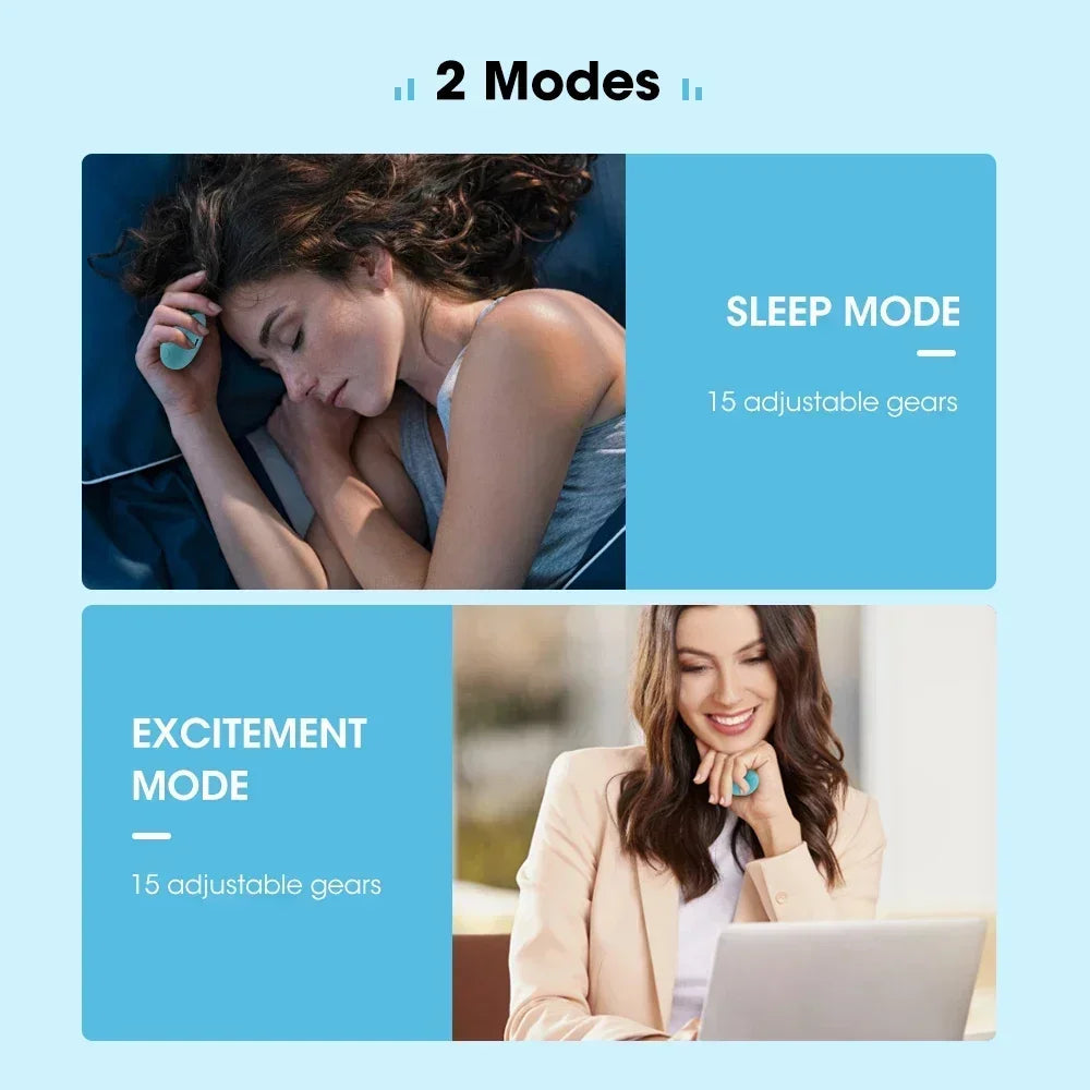 Microcurrent Sleep Aid Device | Portable Wellness Tool for Stress Relief Relaxation Treatment Tidesmit