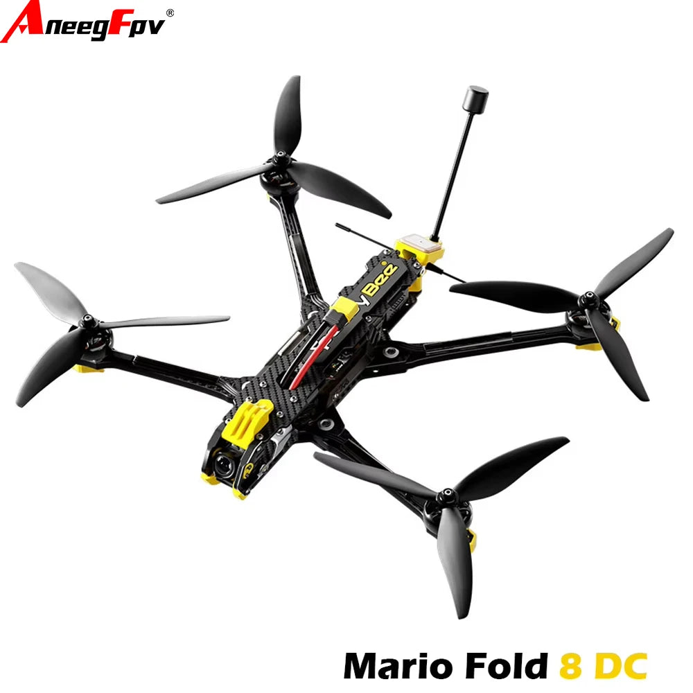 SpeedyBee Mario Fold 8 Long Range GPS Camera Drone - Foldable Power Kit Tidesmit