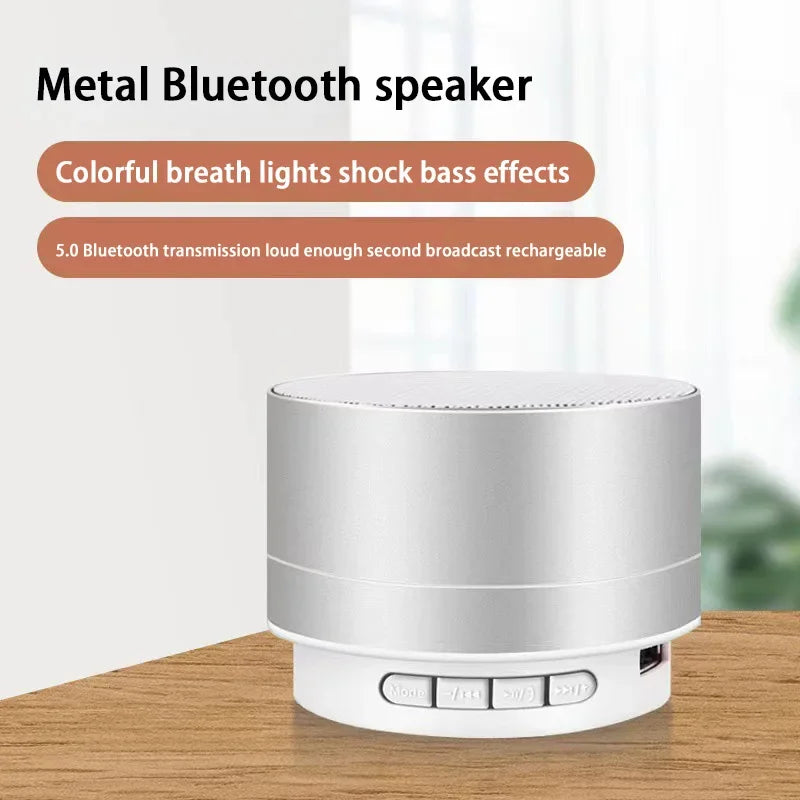Lenovo A10 Mini Portable Speaker Bluetooth Wireless Audio Dazzling Crack LED Light Subwoofer Support TF Card USB For PC/Mobile