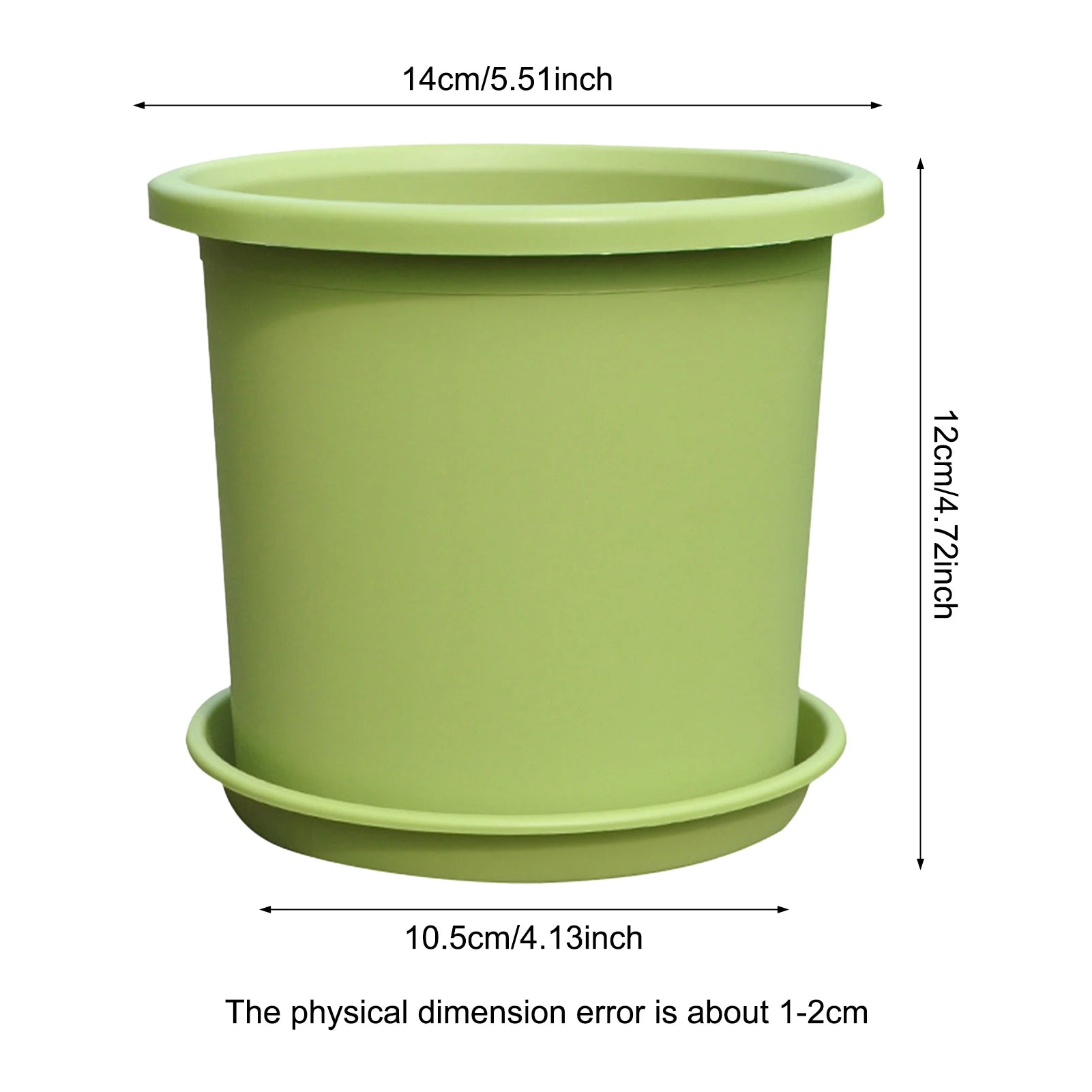 Thickened Plastic Flowerpot Large Water Absorbing Flowerpot For Garden Courtyard Balcony Planting Gardening Accessories 1pc
