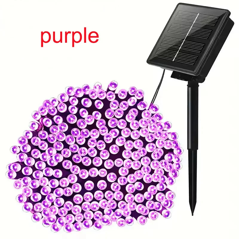 Outdoor Solar Powered Lighting LED Solar String Lights Courtyard Lights Waterproof Starry Fairy Lights For Festival Party