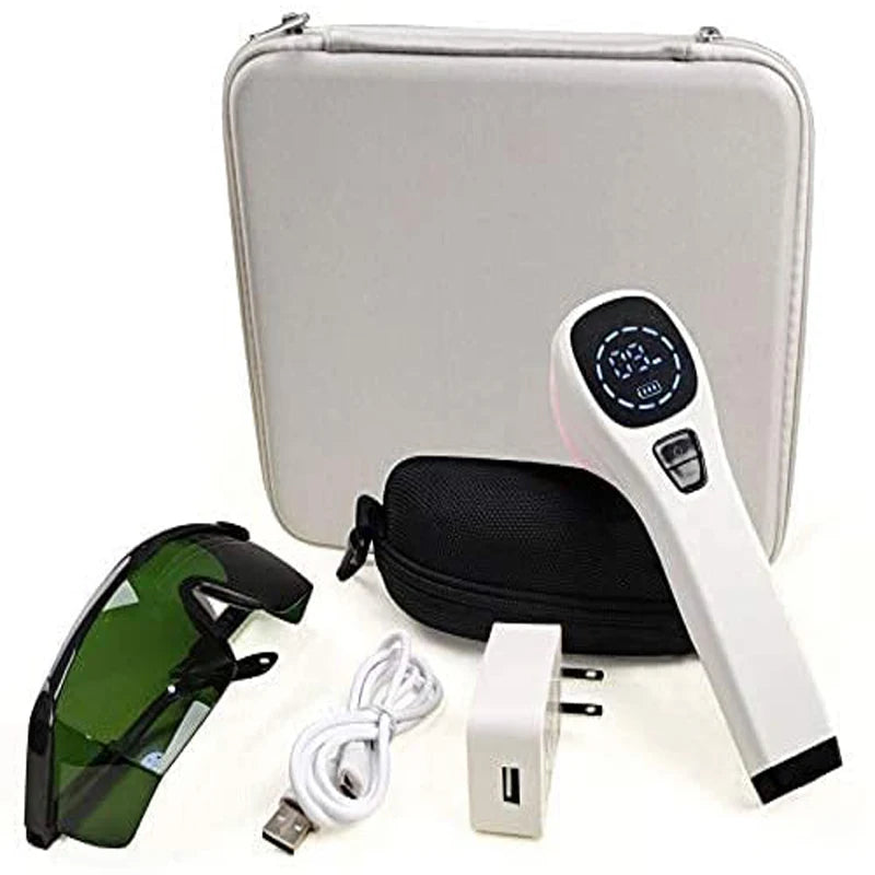 Laser Therapy Device for Pain Relief - Handheld LLLT 808nm by Tidesmit Back Massage Instrument 4x 808nm UK plug Tidesmit