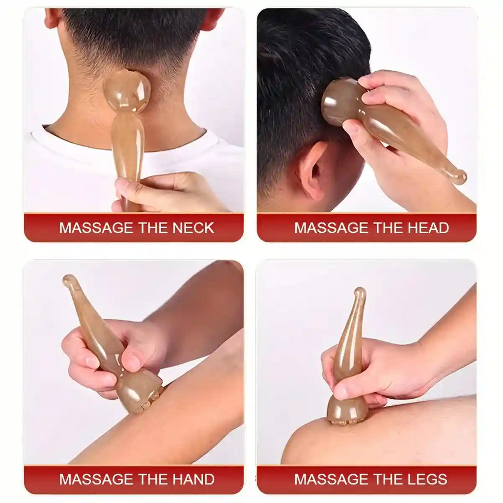 Manual Face and Scalp Massager - Portable Relaxation Wellness Tool Relaxation Treatment Tidesmit