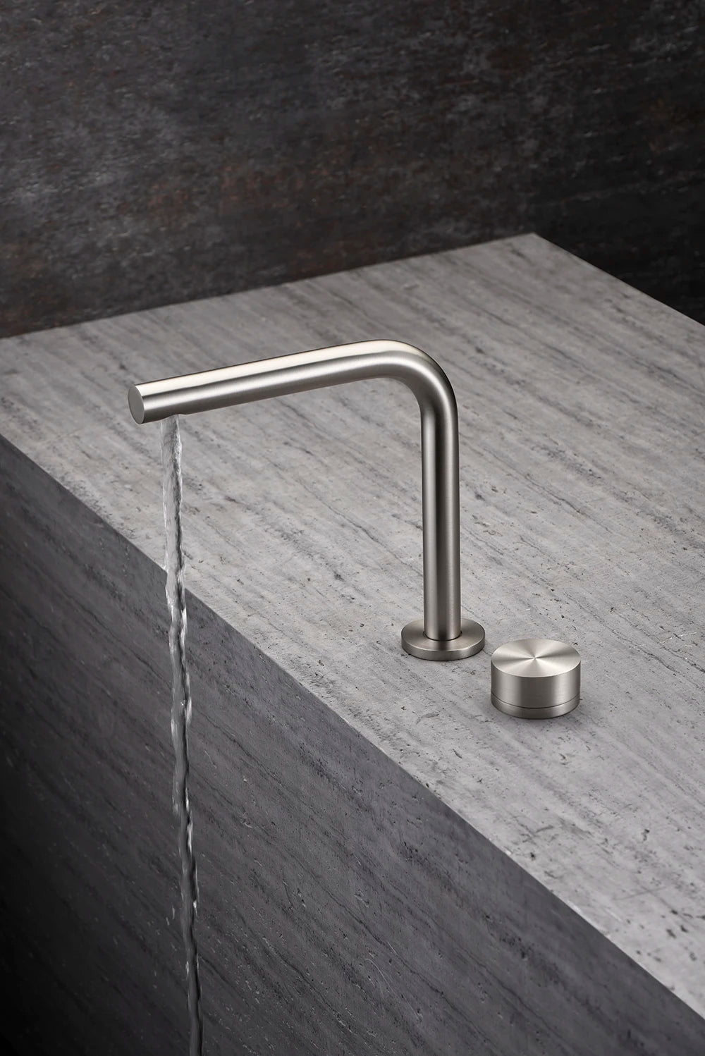 Brass 2 Hole Bathroom Basin Faucet Rotating Widespread Grey/Nickel/Chrome Hot & Cold Mixer Sink Tap for Bathroom