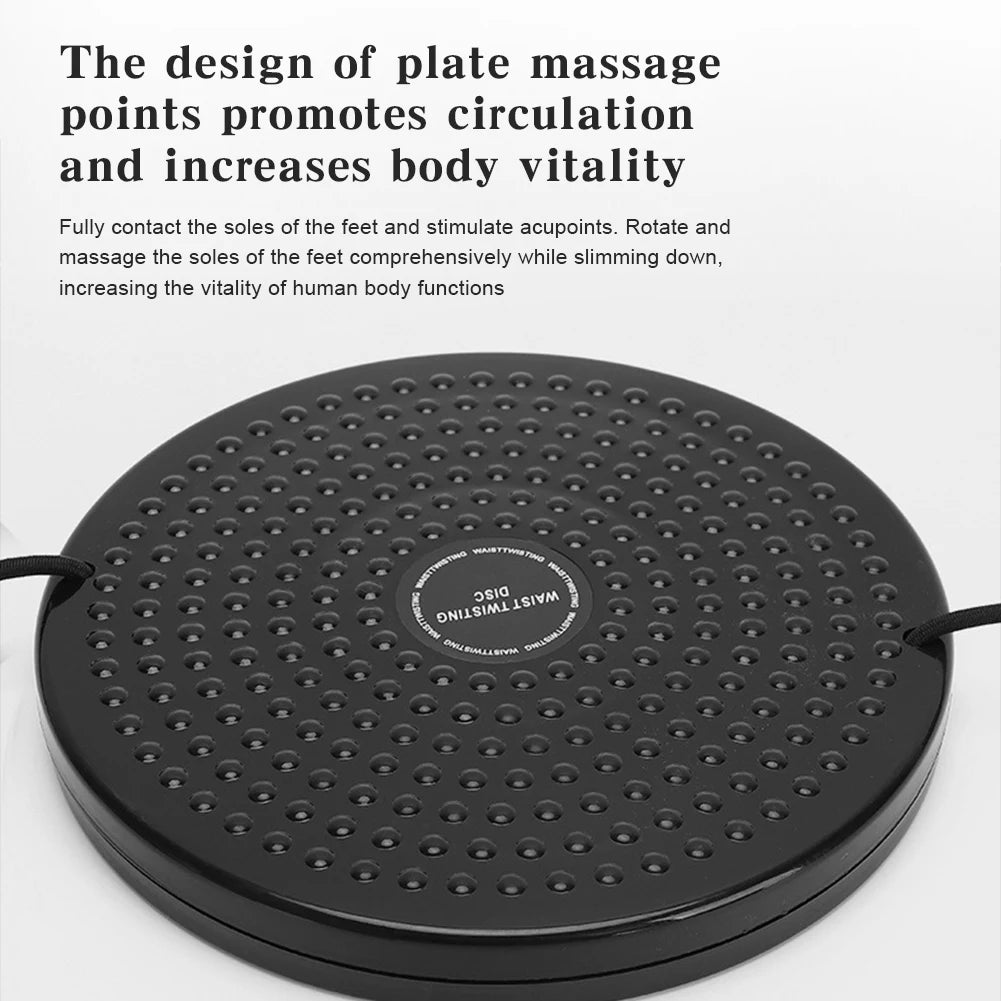 Waist Trainer Twisting Disc with Handles - Compact Fitness Equipment Body Shaping Massage Equipment Tidesmit