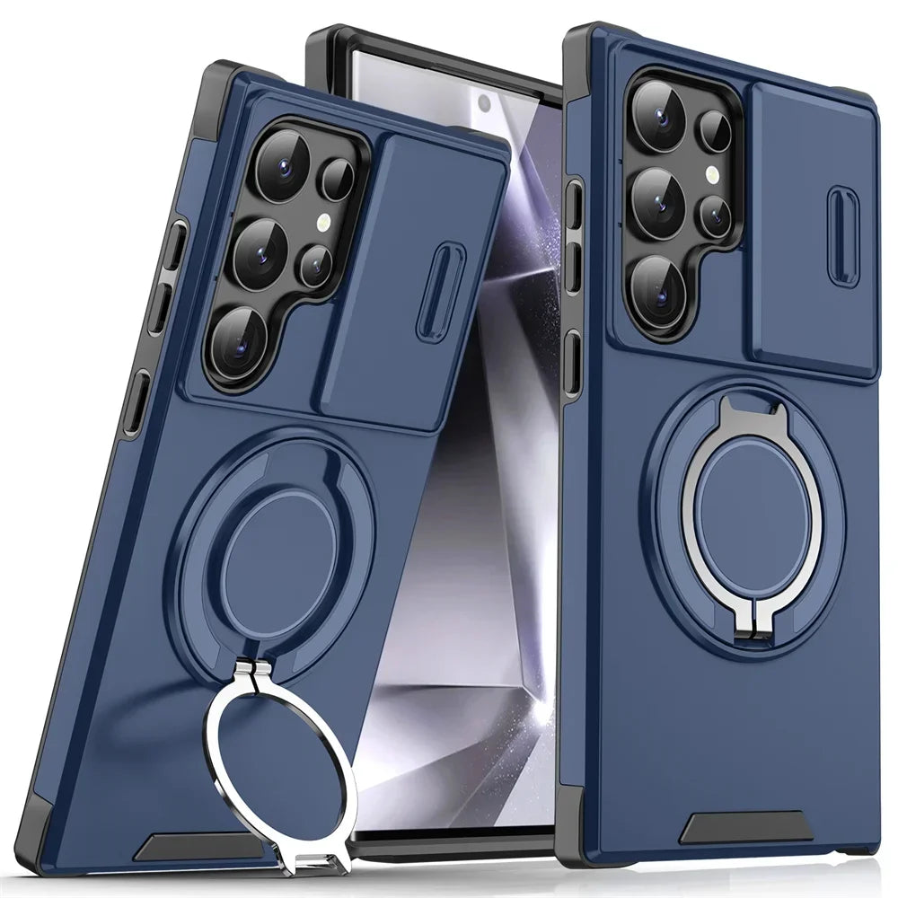 Samsung Galaxy S25 Magnetic Case with Camera Cover - Slim Fit Protection Tidesmit