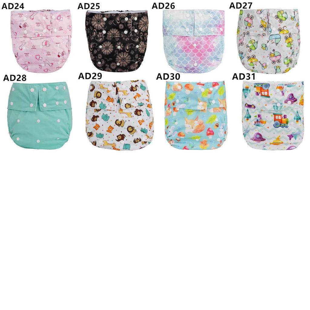 [Sigzagor]1 Teen Adult Cloth Diaper Nappy Pocket Incontinence Waterproof Reusable Leg Gussets Insert ABDL Age Play Costumes