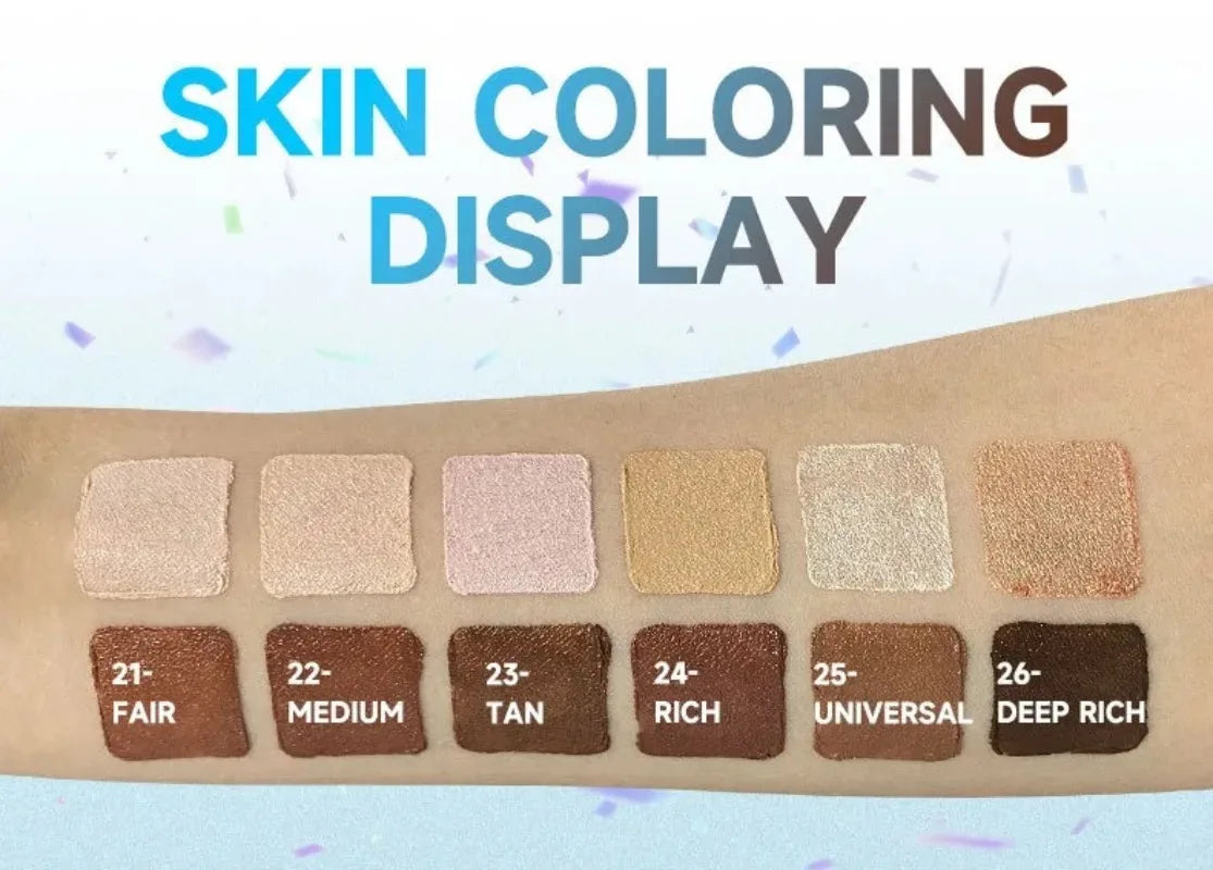 Tidesmit double-ended contour stick for sculpting and full coverage waterproof highlight and shadow face makeup