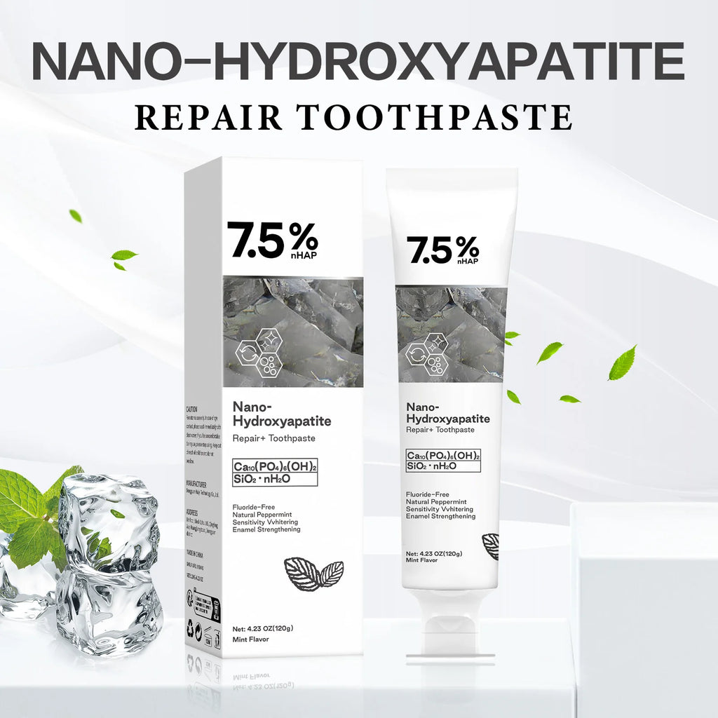 Tidesmit Nano Hydroxyapatite Teeth Whitening Toothpaste for Coffee Stain Removal and Fresh Breath