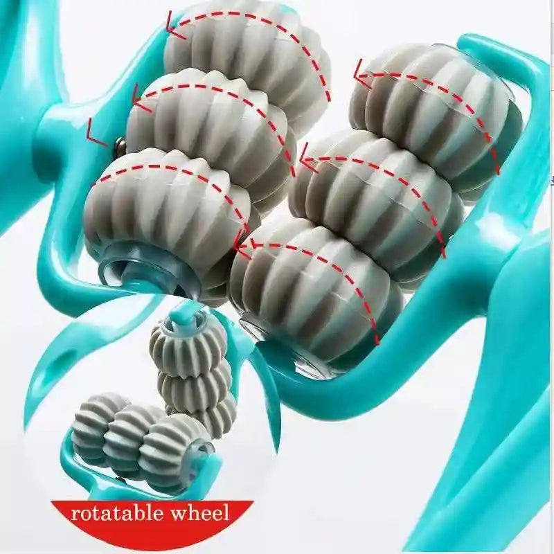 Spinal Massage Tool for Neck Relief – Portable Manual Trigger Point Massager Relaxation Treatment Tidesmit
