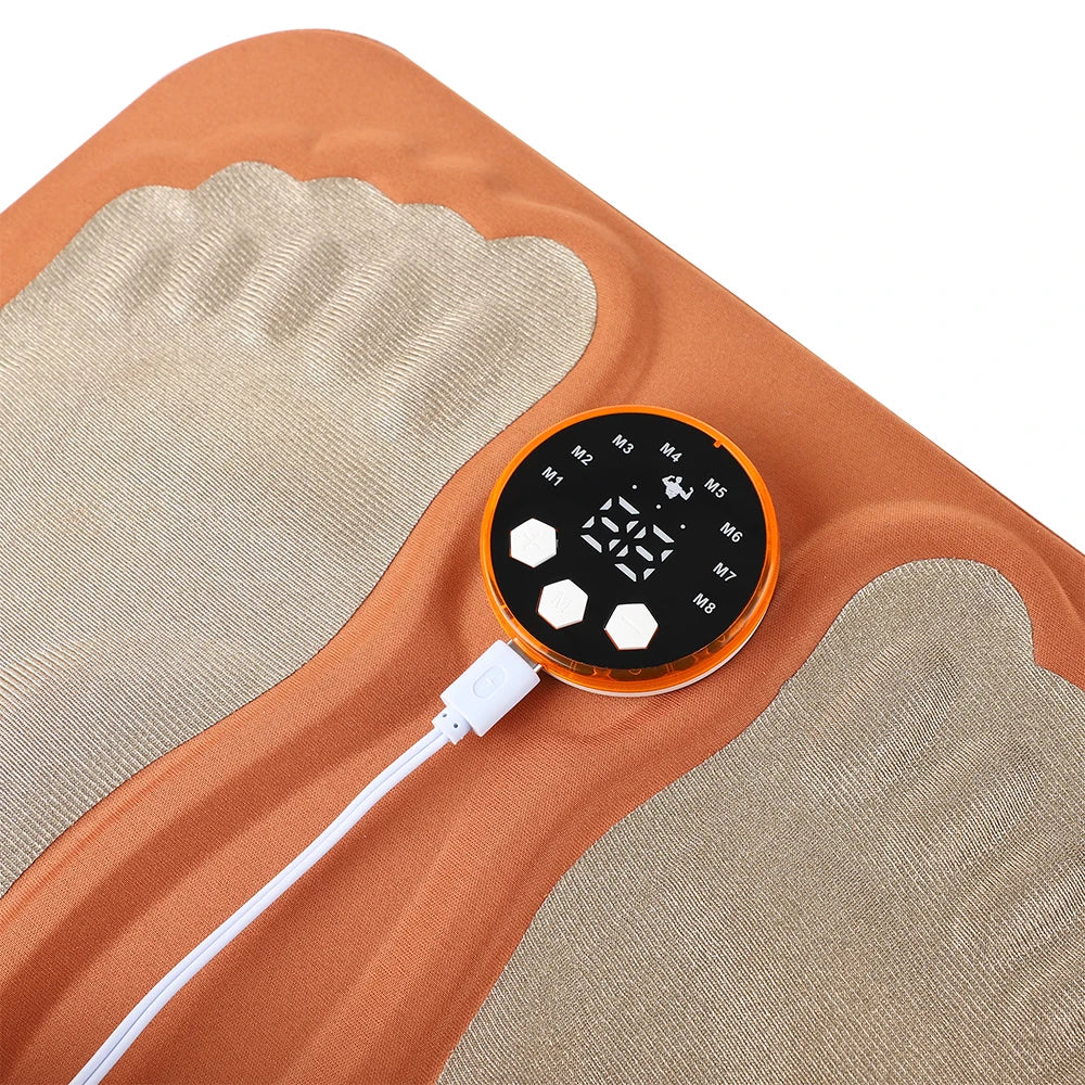 Foldable Electric Foot Massager Mat - 8 Mode Muscle Stimulator Relaxation Treatment Tidesmit