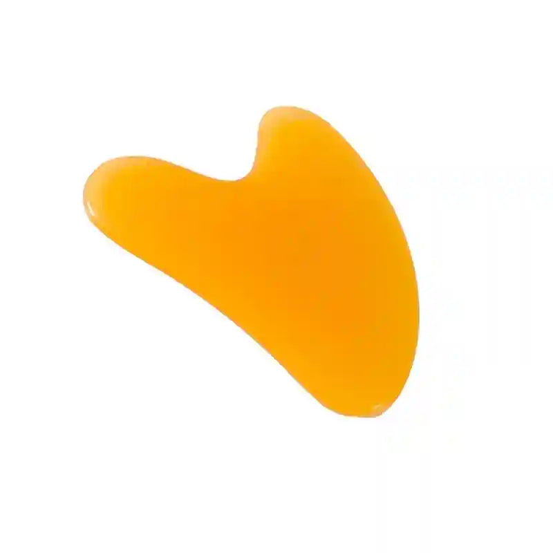 Gua Sha Facial Massage Tool - Natural Beeswax Eye Massager Eye Massage Instrument yellow-A Tidesmit