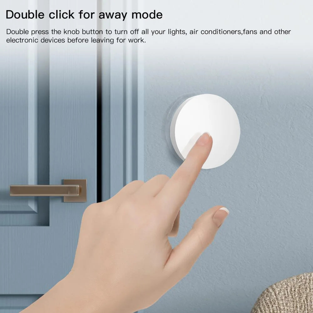 ZigBee Smart Button Scene Switch - Wireless Smart Home Remote Control Tidesmit